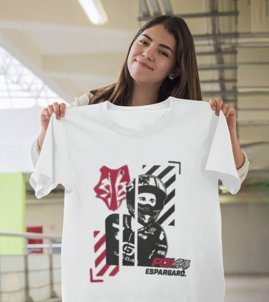 Gasgas Pol Espargaro Motorcycle Racing Graphic Red Wolf T-Shirt