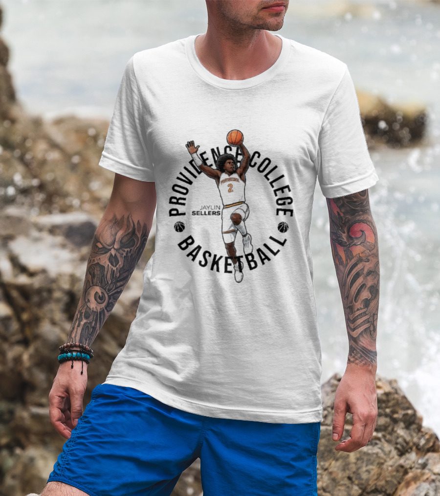 Providence College Basketball Jaylin Sellers Replica T-Shirt