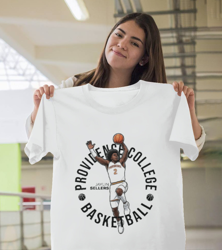 Providence College Basketball Jaylin Sellers Replica T-Shirt