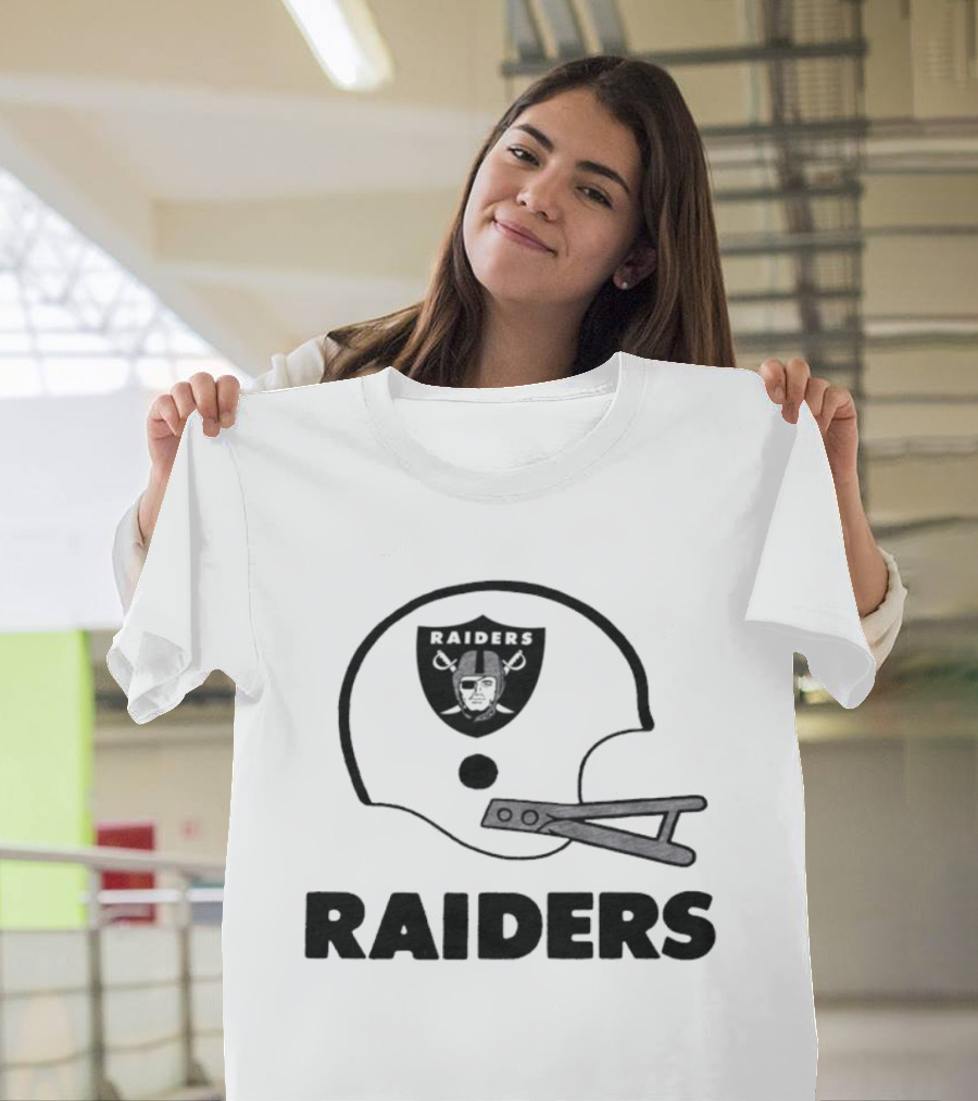 Raiders Football Helmet T-Shirt