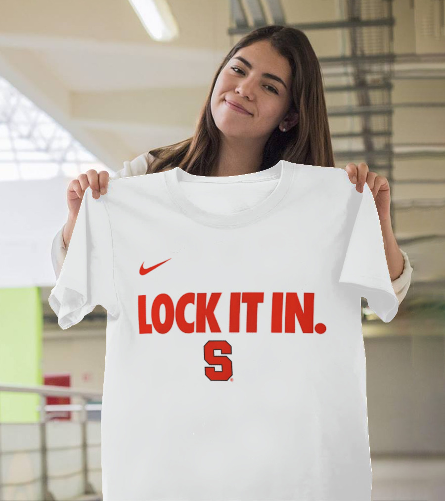 Nike Syracuse Orange Lock It In S 2026 WCC T-Shirt