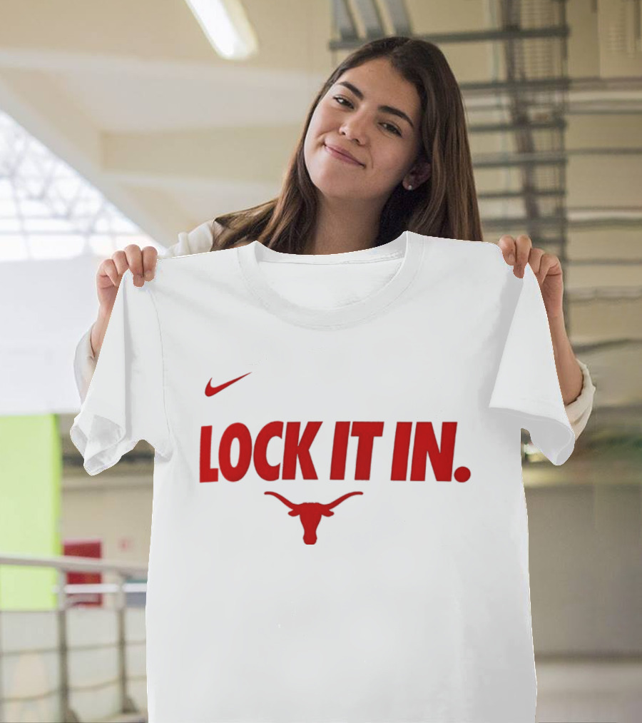 Texas Longhorns Lock It In Nike 2026 T-Shirt