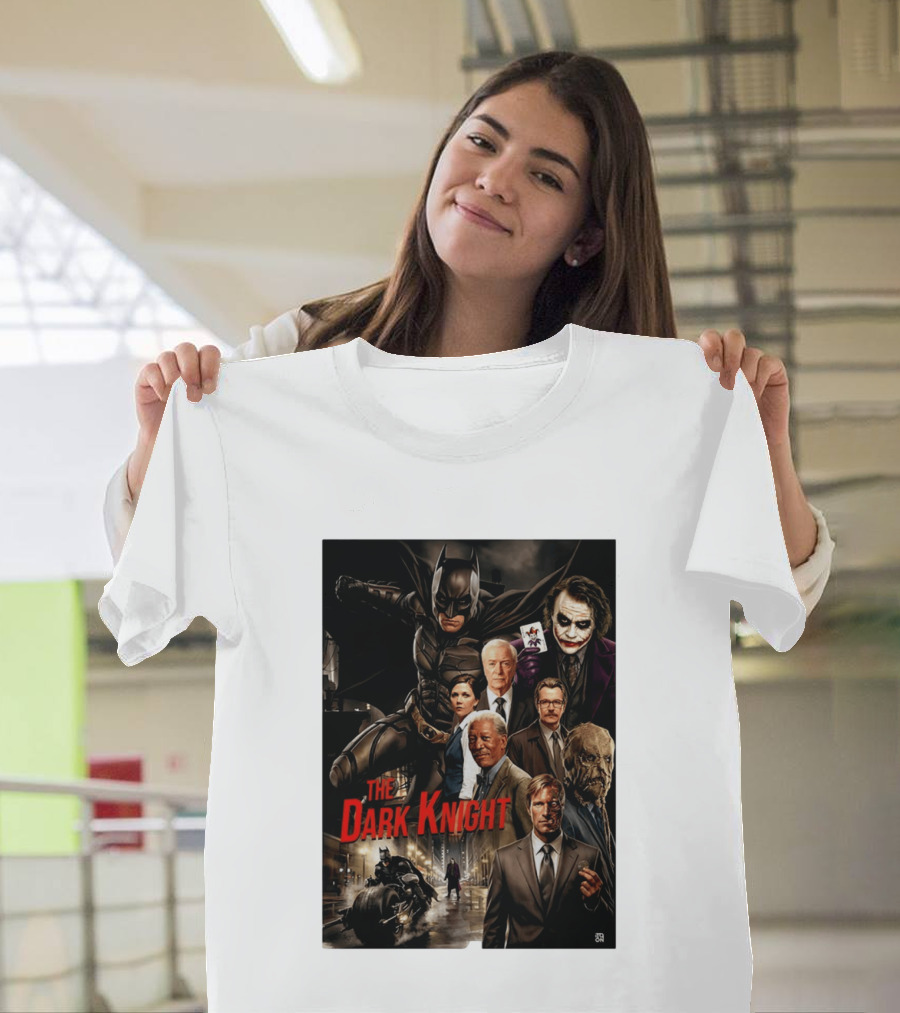 The Dark Knight Movie Characters Batman Joker Villains T-Shirt