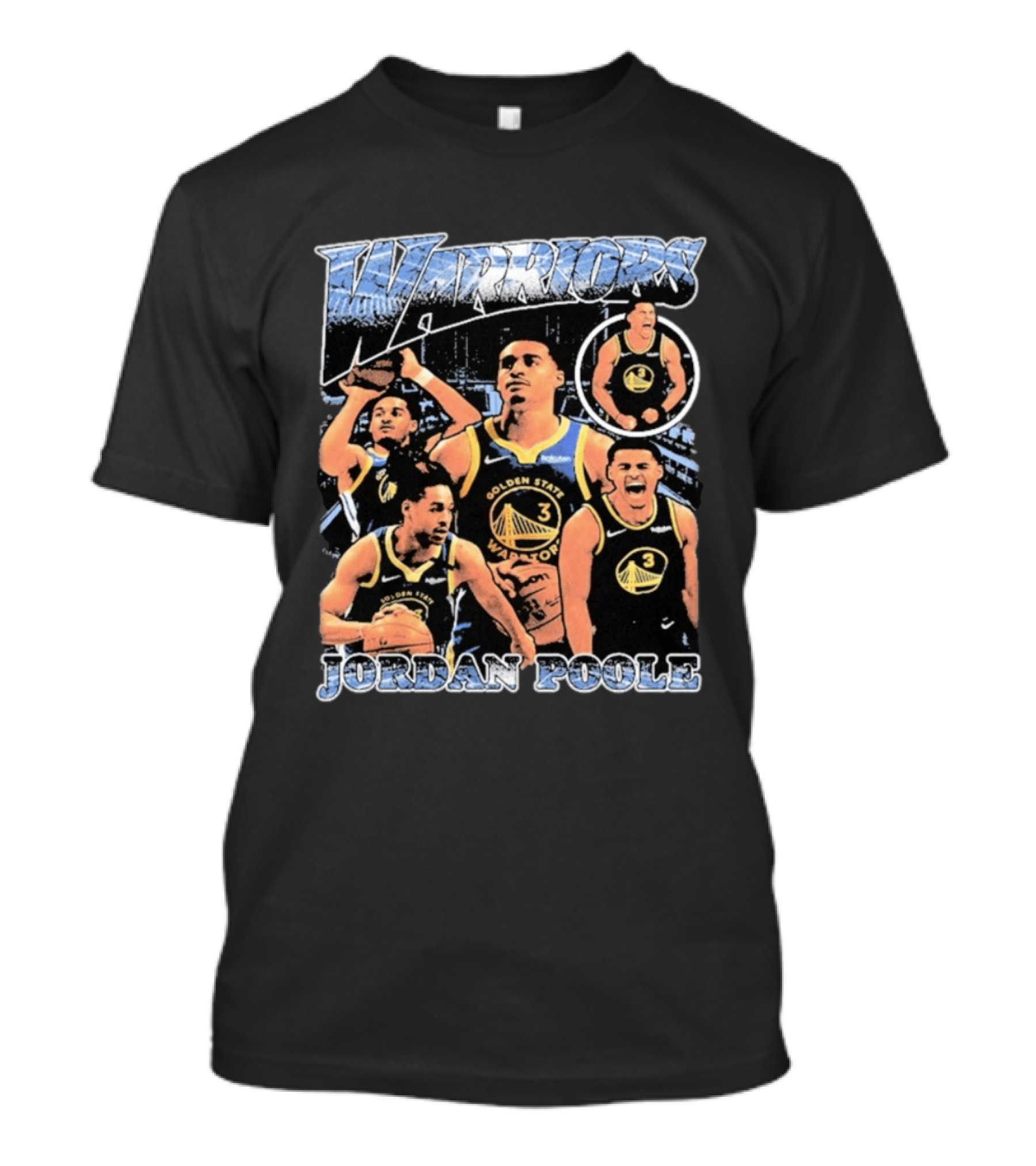 Warriors Golden State Jordan Poole NBA Basketball Player T-Shirt