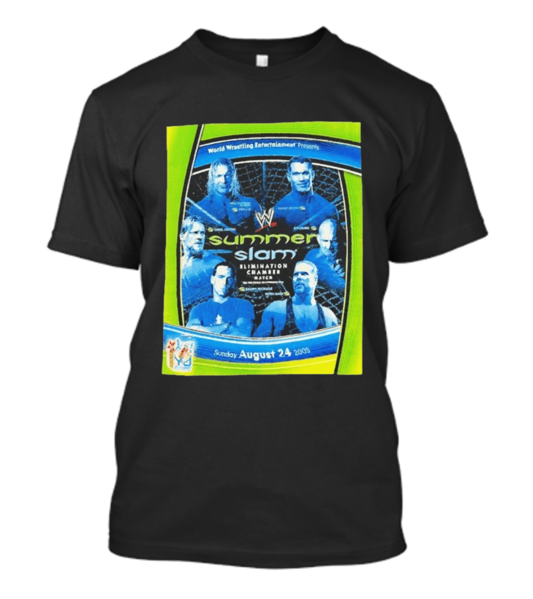 WWE SummerSlam 2003 Elimination Chamber Match T-Shirt