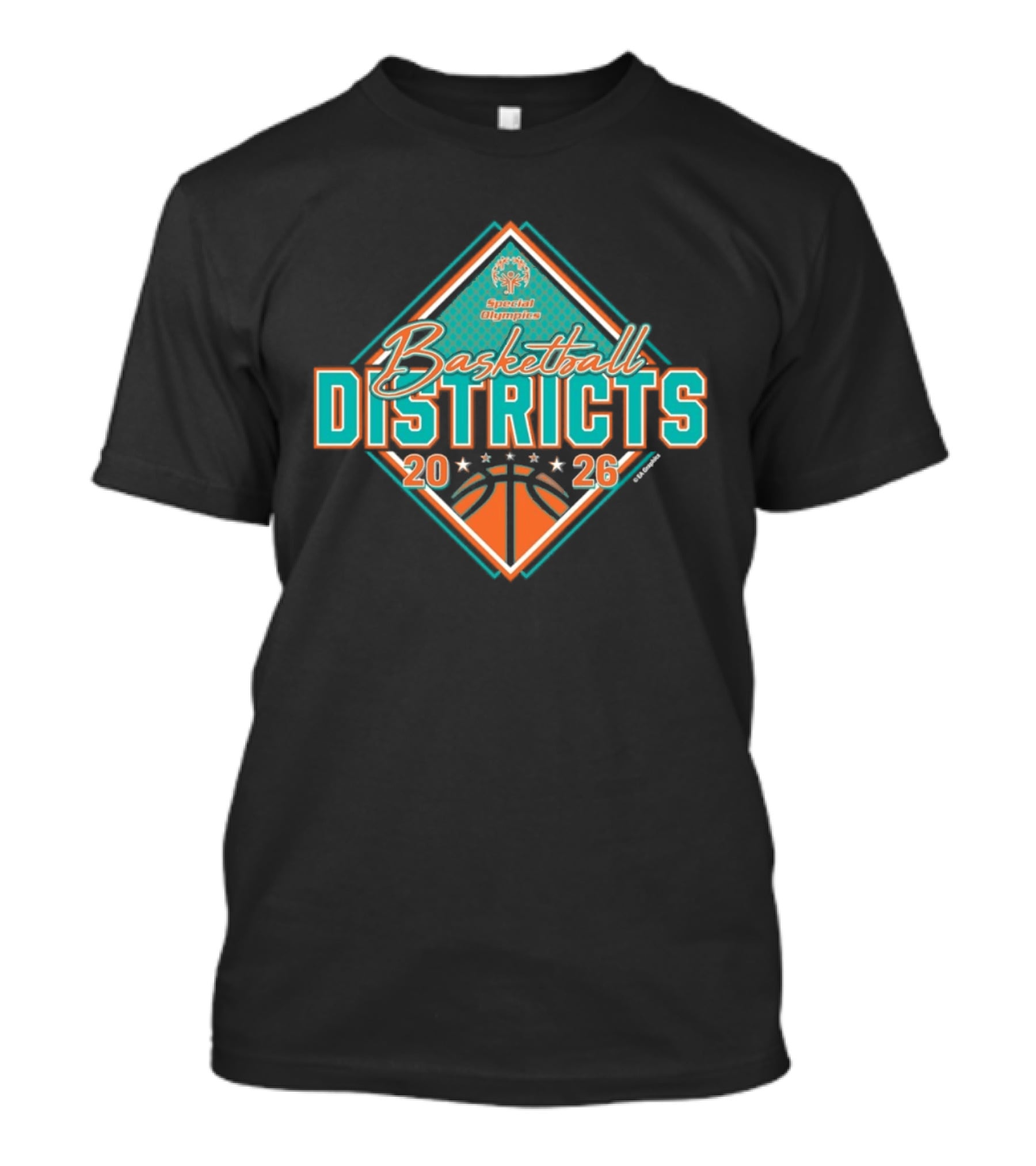 Special Olympics 2026 Basketball Districts T-Shirt