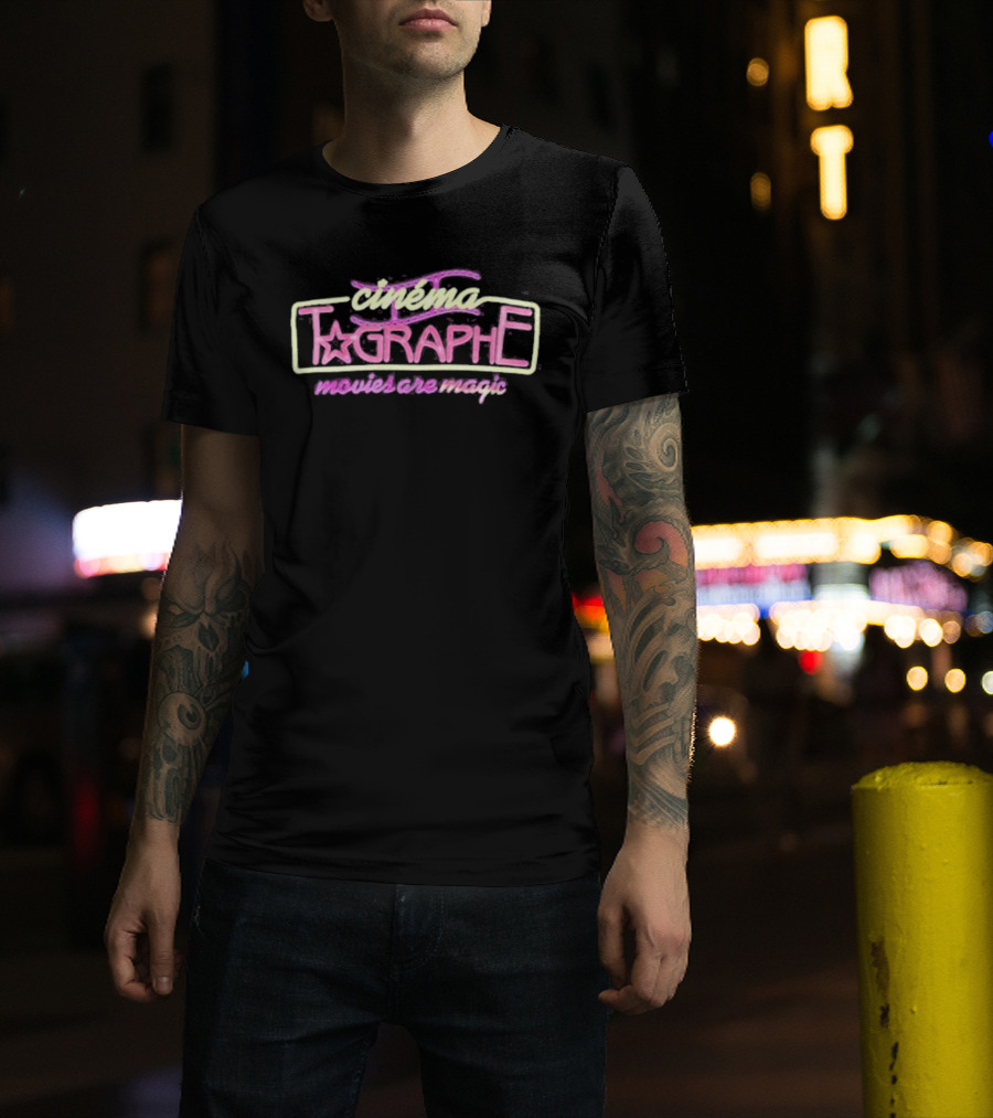 Cinématographe Movies Are Magic Retro Cinema Aesthetic T-Shirt