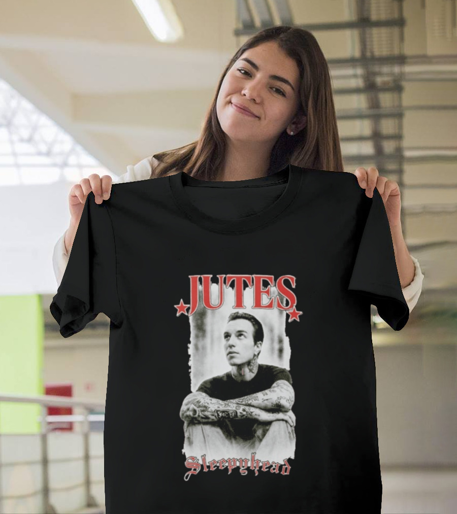 Jutes Sleepyhead Tattooed Star T-Shirt