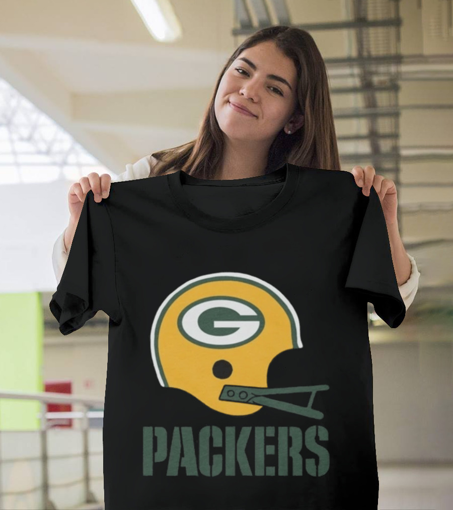 Green Bay Packers Helmet G Icon Packers T-Shirt