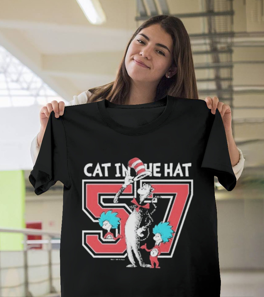 Cat In The Hat 57 Thing One And Thing Two T-Shirt