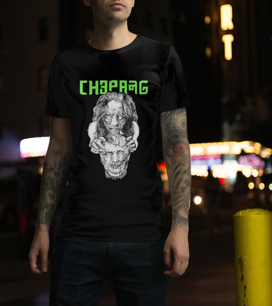 Chepang Chepang Horror Face T-Shirt