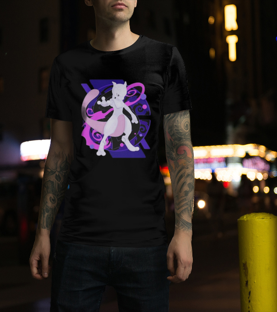 Mewtwo Pokemon Go Fest 2026 Psychedelic T-Shirt