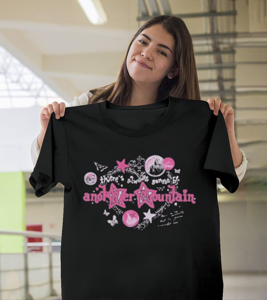 Another Mountain Star Pink Moon T-Shirt
