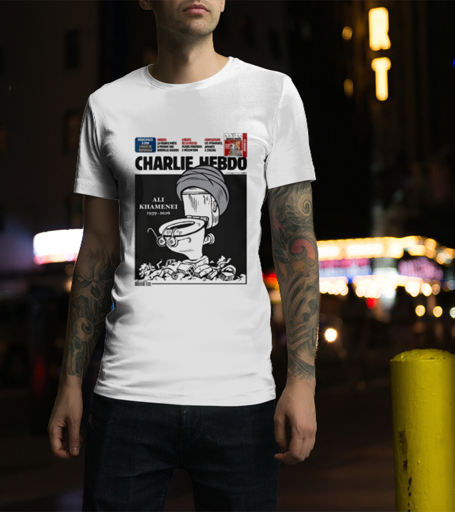 Charlie Hebdo Khamenei Cover Toilet Humour Edition T-Shirt