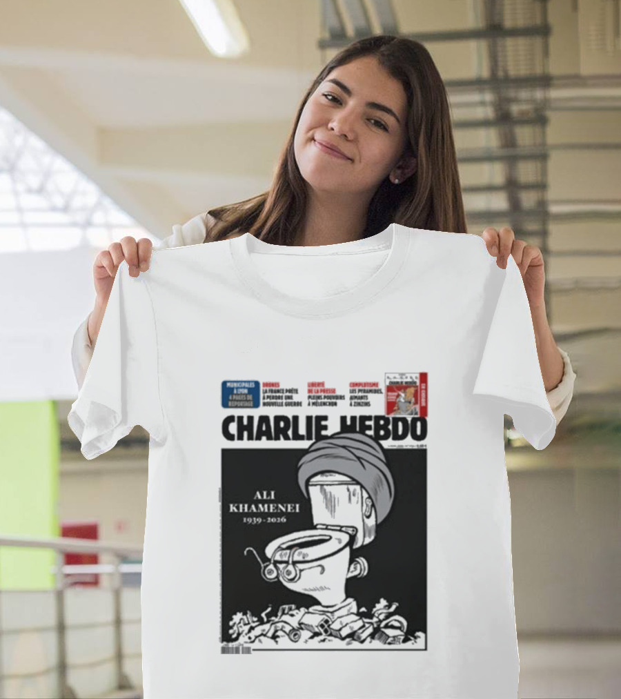 Charlie Hebdo Khamenei Cover Toilet Humour Edition T-Shirt