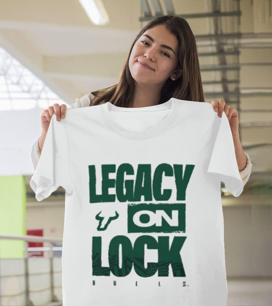 South Florida Bulls Legacy On Lock Bench Basketball T-Shirt