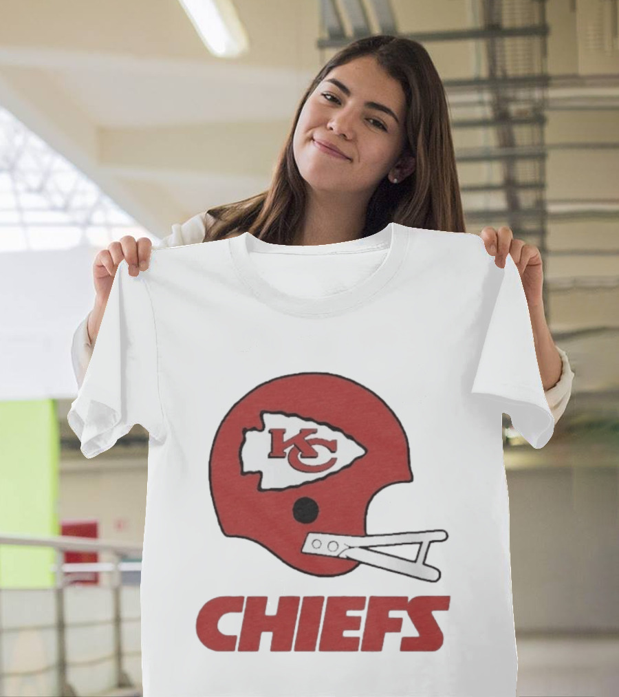 Kansas City Chiefs KC Helmet Logo Chiefs T-Shirt