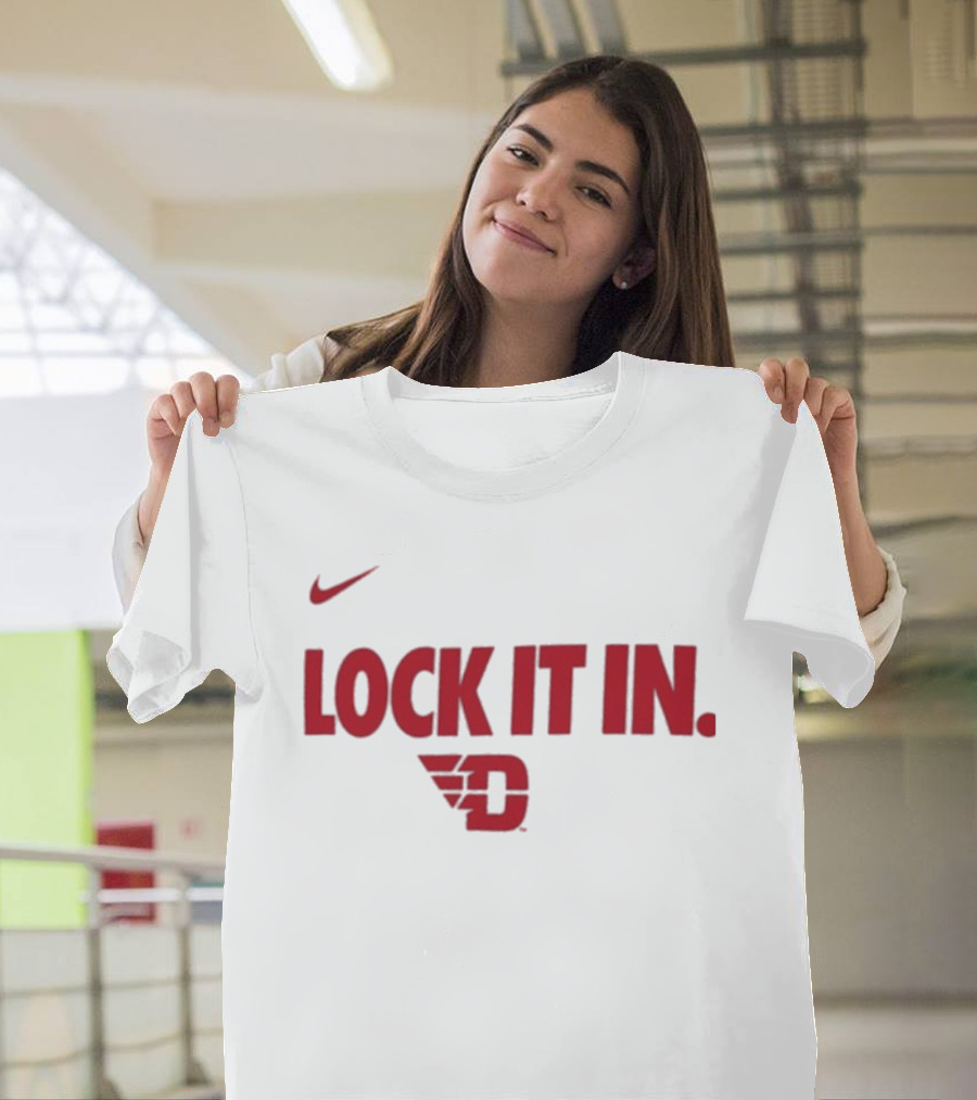 Nike Lock It In Dayton Flyers T-Shirt