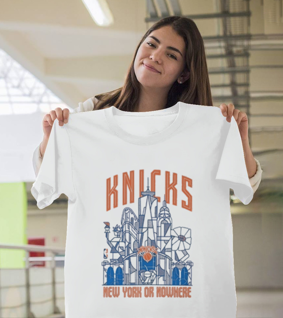 Knicks New York Or Nowhere Skyscraper T-Shirt