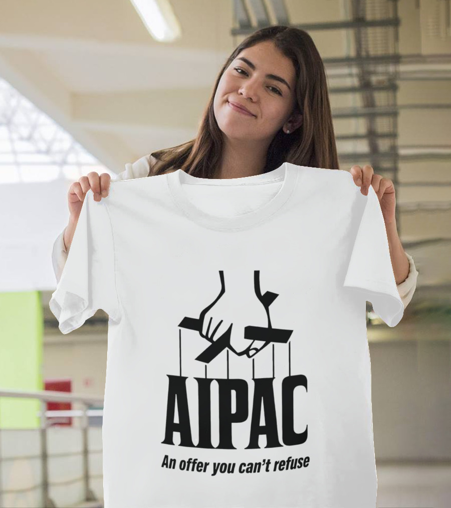 AIPAC An Offer You Can't Refuse Puppet Hand T-Shirt