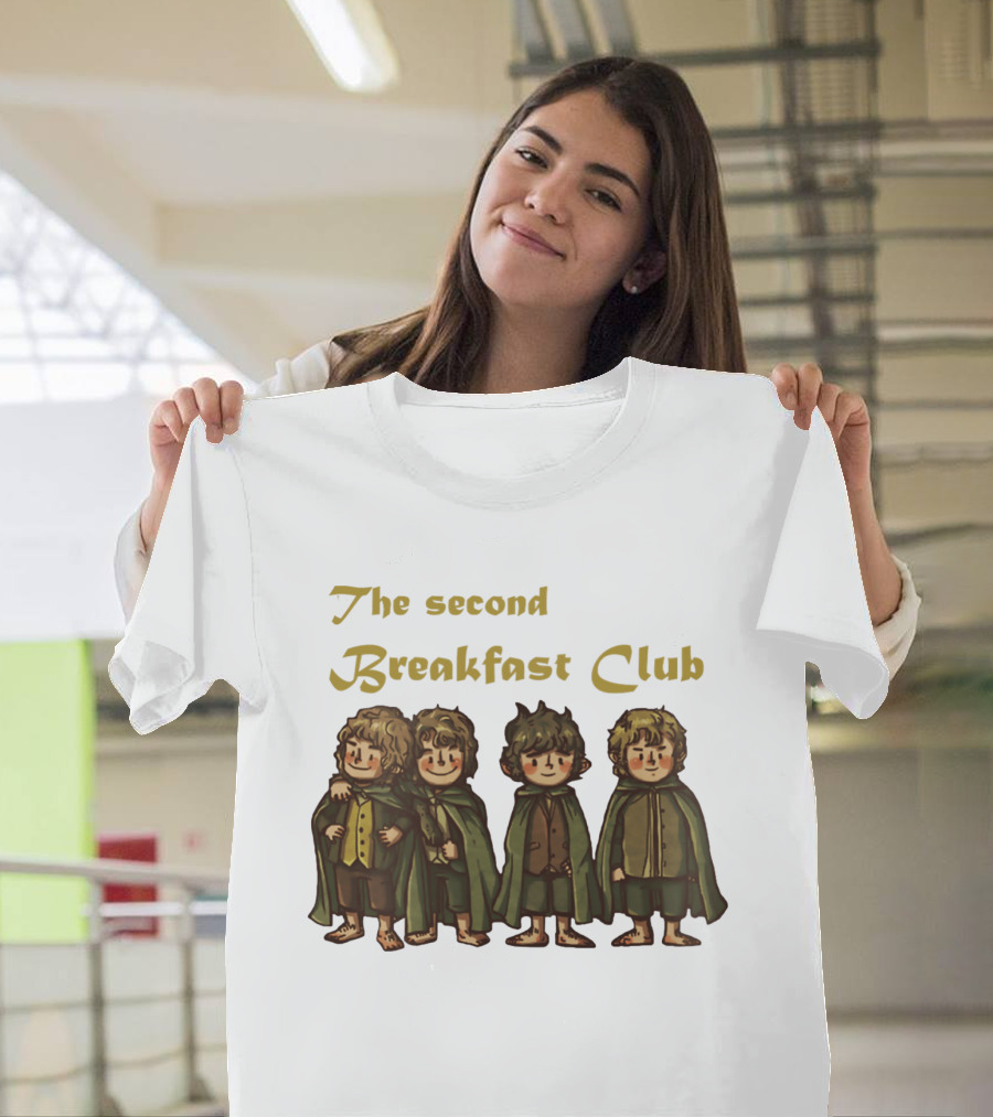 The Second Breakfast Club Hobbits LOTR T-Shirt