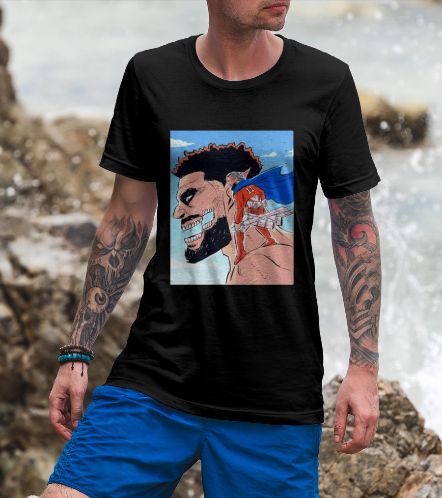 Attack On Titan Jalen Brunson New York Knicks T-Shirt