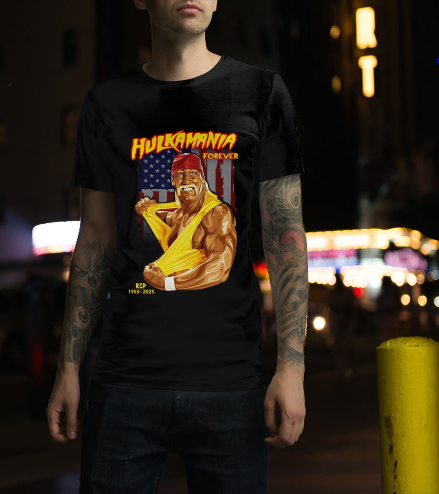 Hulkamania Forever American Icon 1953 2025 T-Shirt