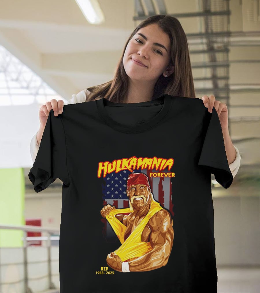 Hulkamania Forever American Icon 1953 2025 T-Shirt