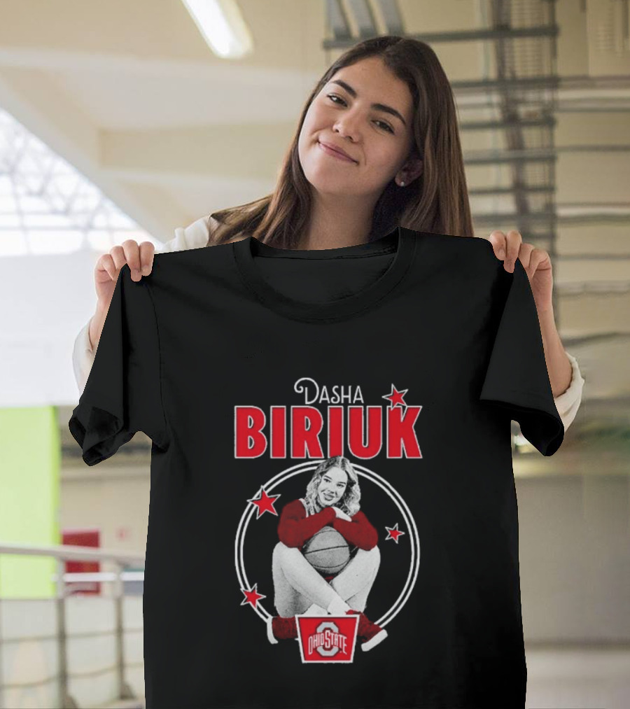 Ohio State Buckeyes Basketball Dasha Biriuk T-Shirt