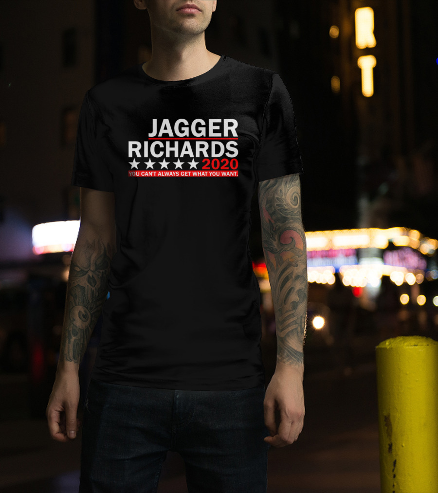 Jagger Richards 2020 You Can't Always Get What You Want T-Shirt