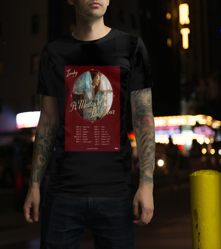 Laufey A Matter Of Time Tour 2026 Dates And Locations T-Shirt
