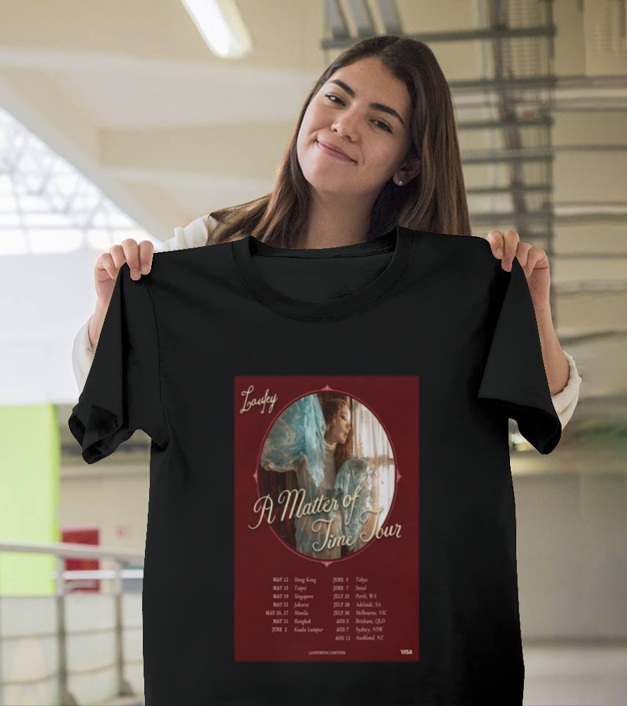 Laufey A Matter Of Time Tour 2026 Dates And Locations T-Shirt