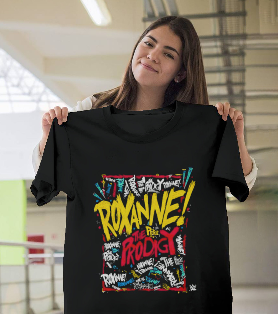 Roxanne Perez The Prodigy WWE Colorful Graffiti T-Shirt