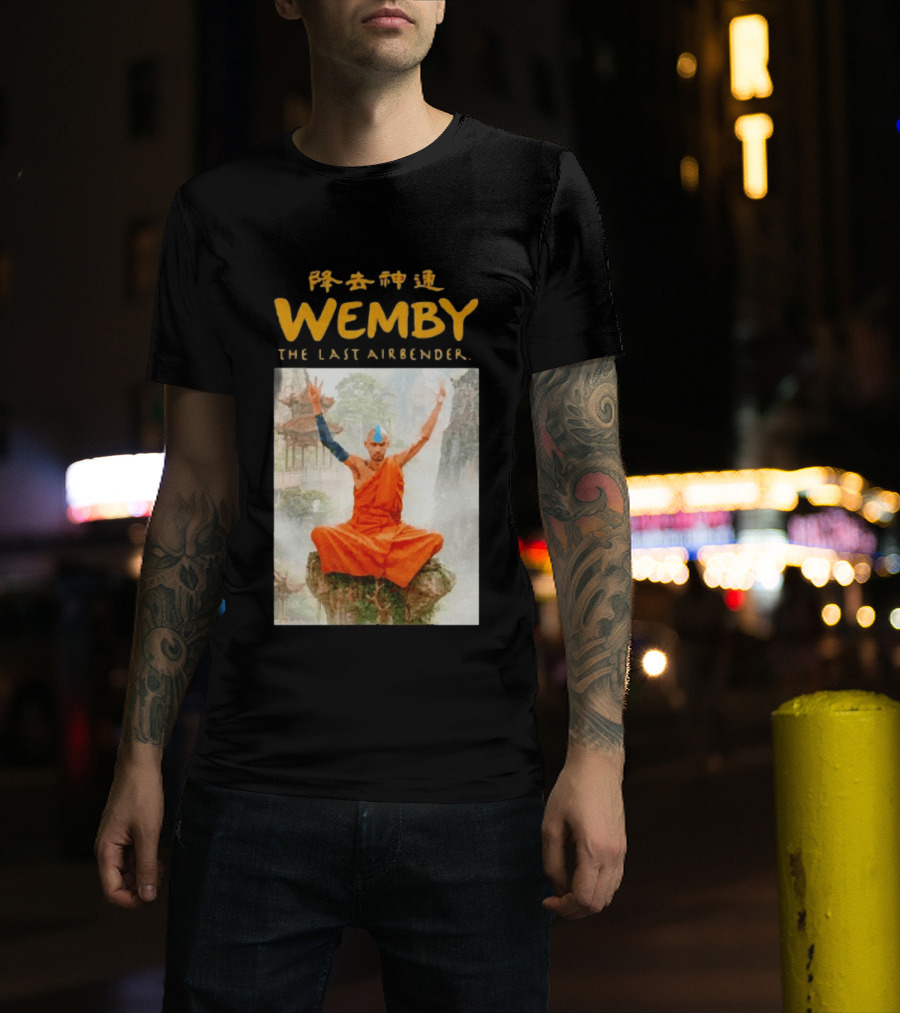Wemby The Last Airbender Avatar Parody Monk T-Shirt