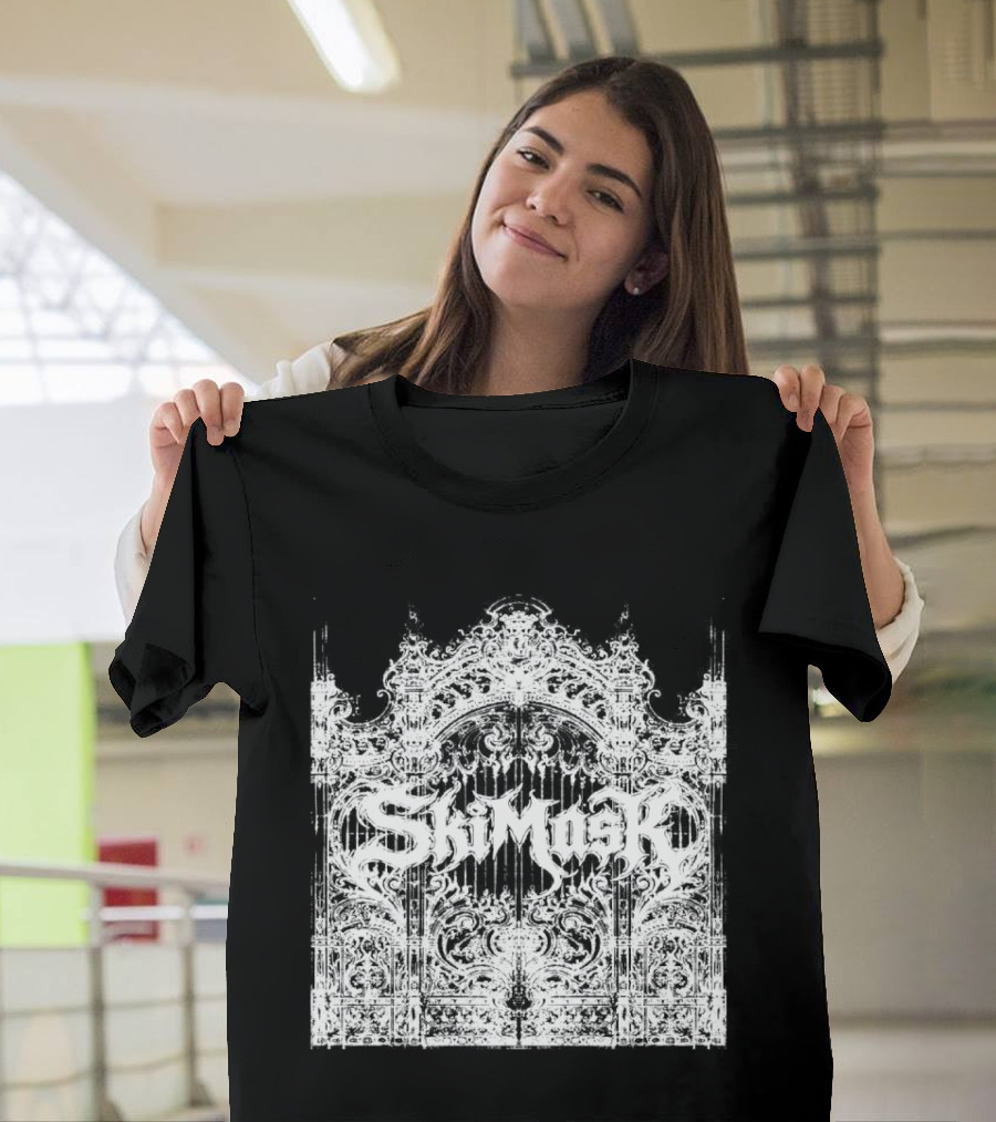 Ski Mask The Slump God Cathedral Gothic Architecture T-Shirt