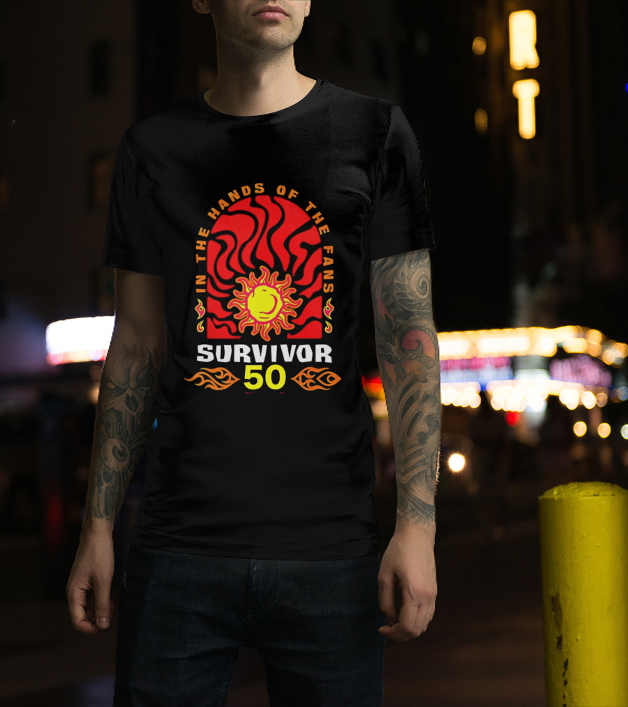 Survivor 50 In The Hands Of The Fans Tropical Sun T-Shirt