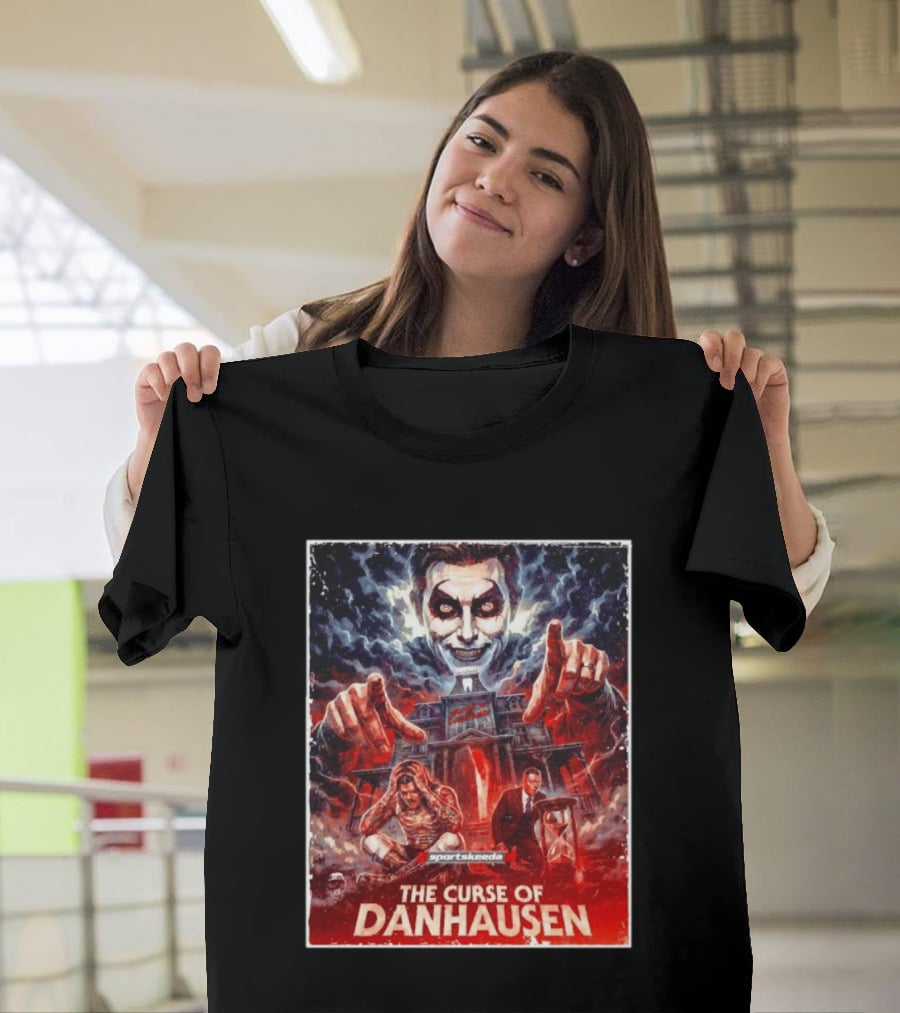 The Curse Of Danhausen Sportskeeda WWE Men For Sale Ships Free T-Shirt