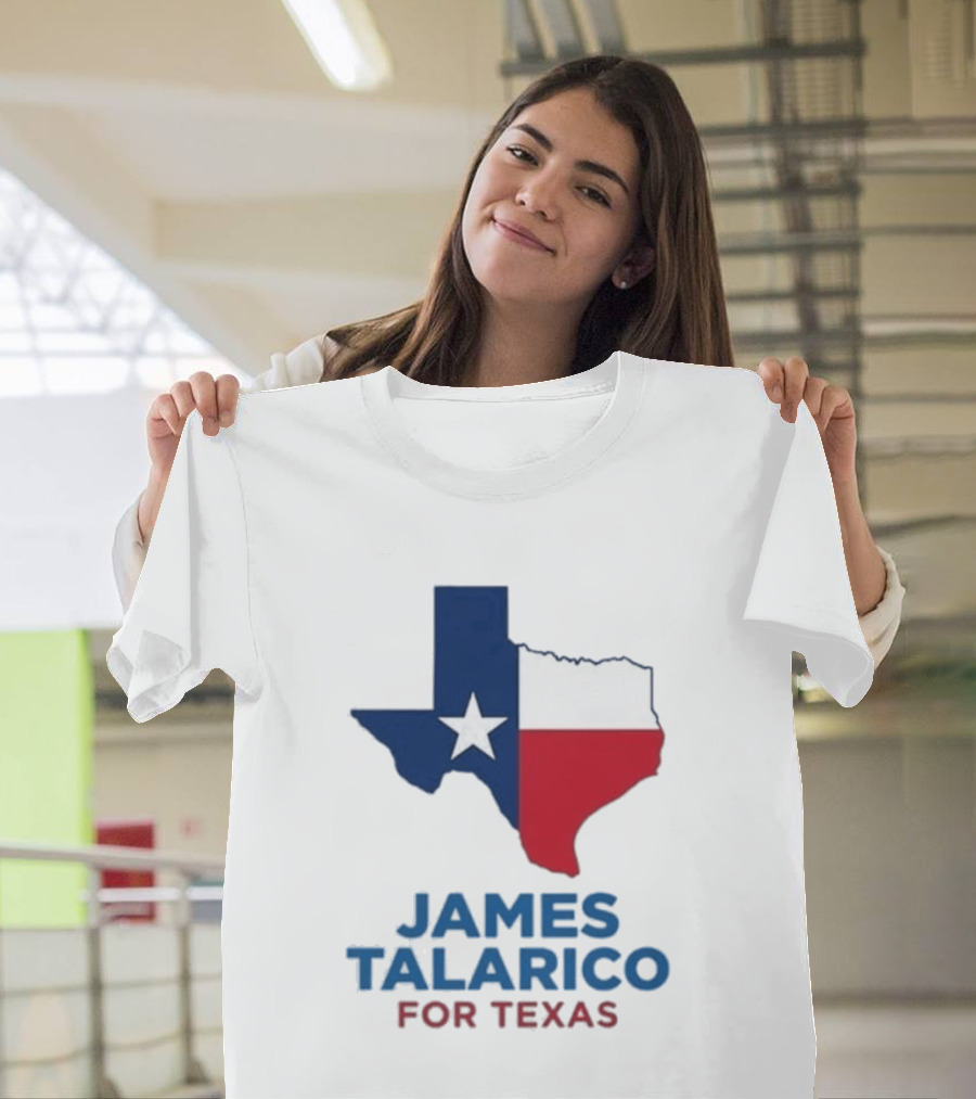 James Talarico for Texas 2026 Campaign Texas Flag T-Shirt
