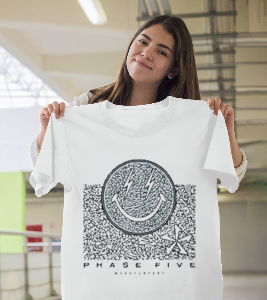 Phase Five Jett Shreds Smiley Lightning Bolt T-Shirt