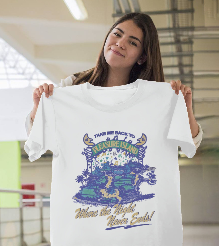 Take Me Back To Pleasure Island Where The Night Never Ends Musical Adventure T-Shirt
