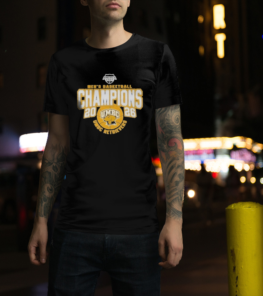 Men's Basketball 2026 Champions UMBC Retrievers America East T-Shirt