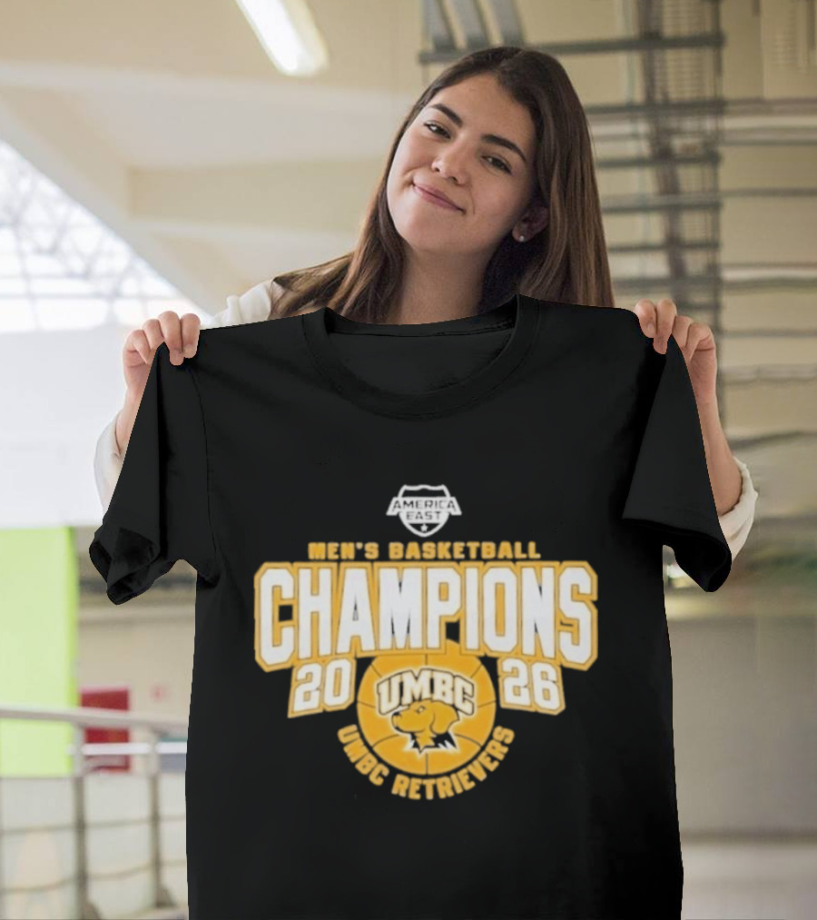 Men's Basketball 2026 Champions UMBC Retrievers America East T-Shirt