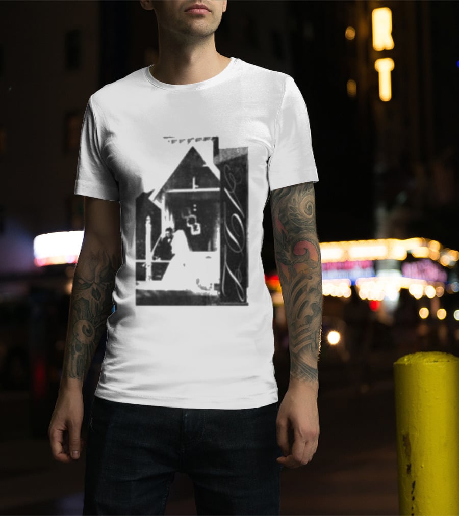 Yeat A Dangerous Love Cross Pyramid Monochrome T-Shirt