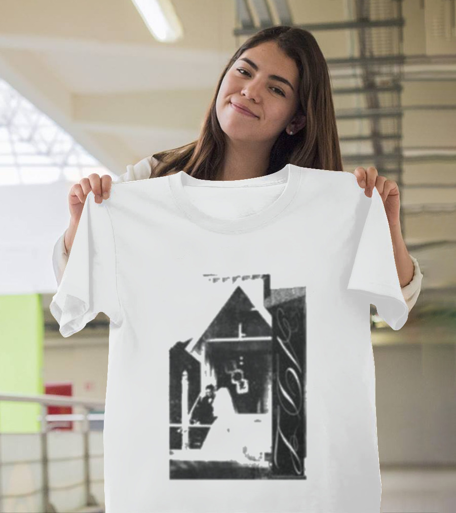 Yeat A Dangerous Love Cross Pyramid Monochrome T-Shirt