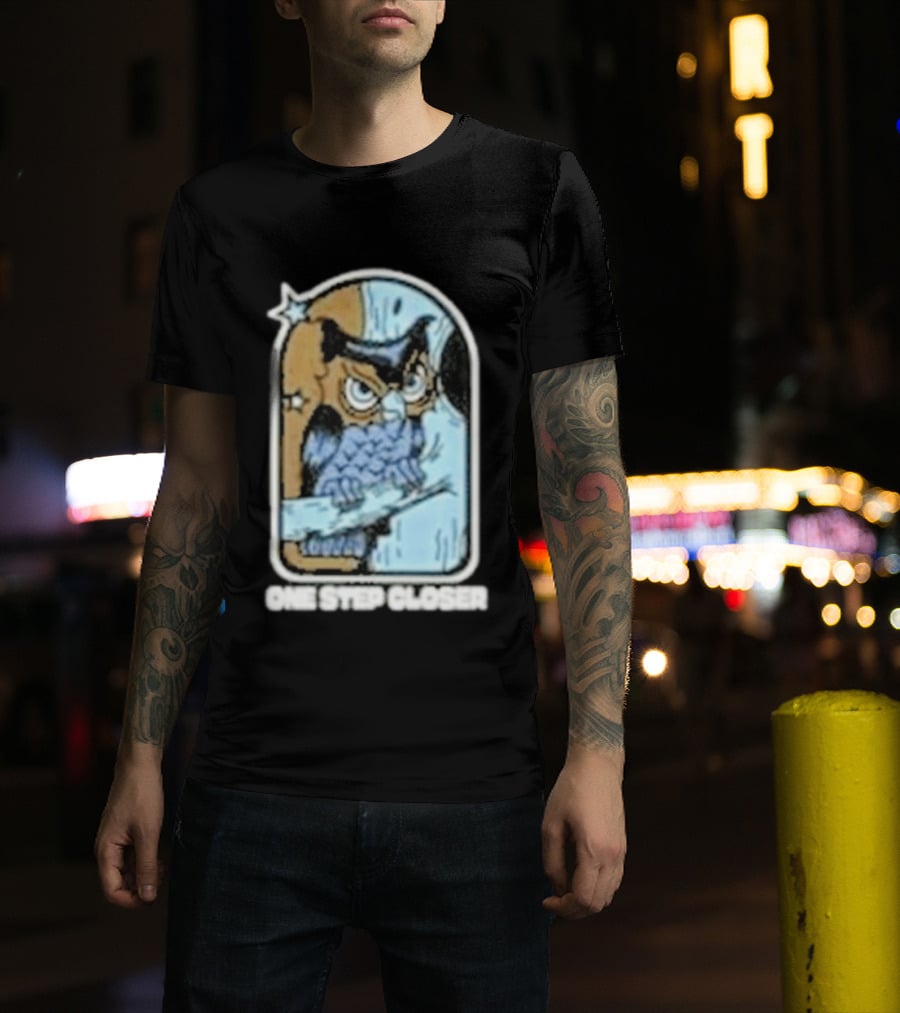 One Step Closer Evil Greed Owl T-Shirt