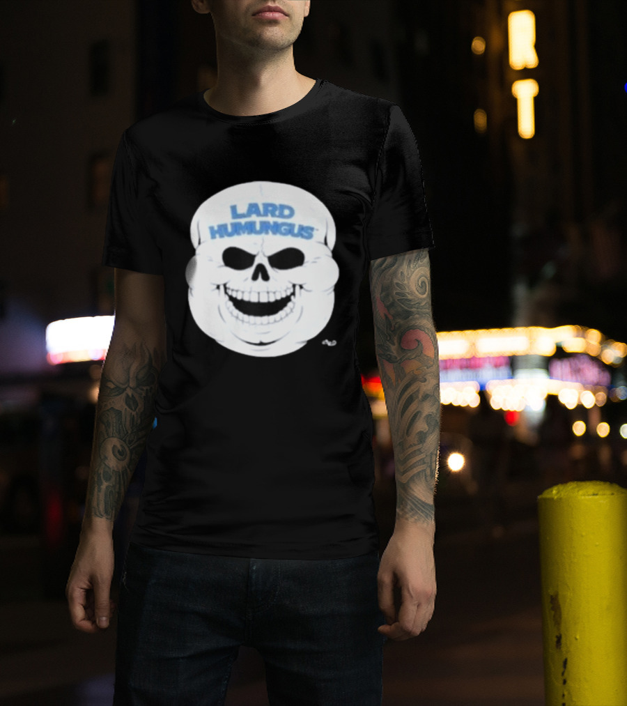Lard Humungus Skull Graphic 3 16 T-Shirt