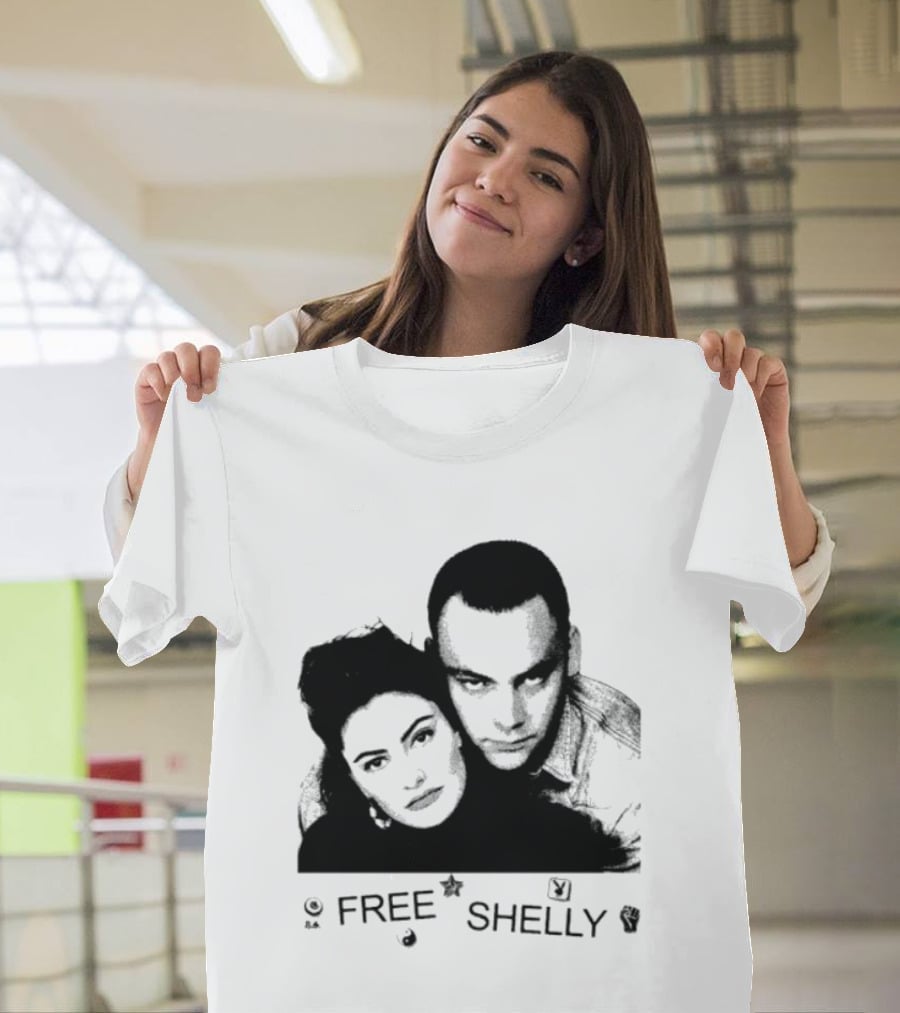 FREE SHELLY Twin Peaks Iconic Characters T-Shirt