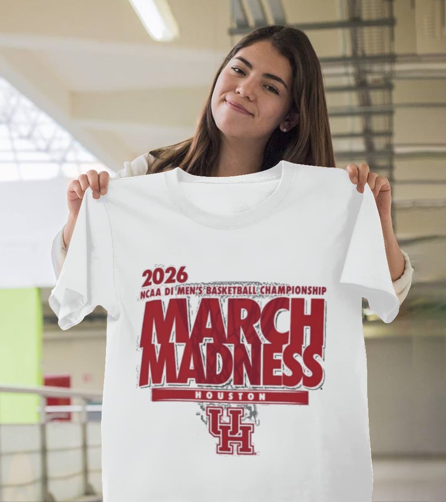 2026 NCAA Men's Basketball Houston March Madness UH T-Shirt