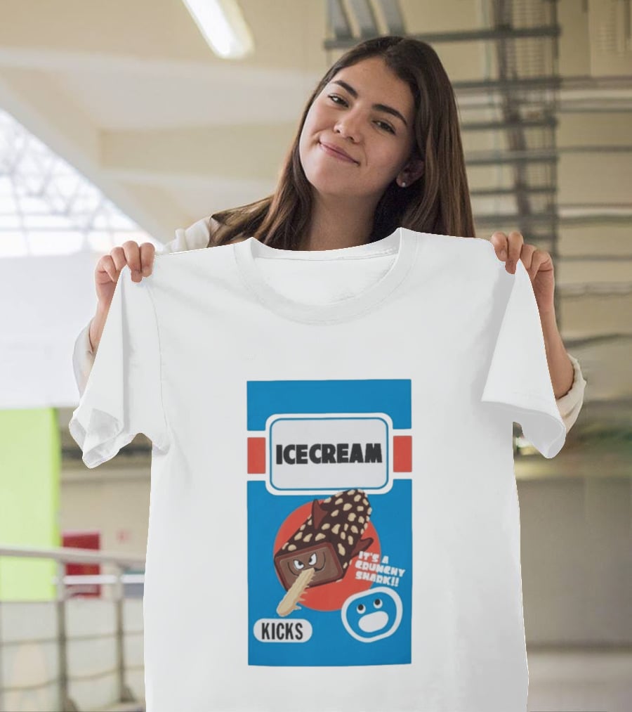 Ice Cream Kicks It's A Crunchy Shark T-Shirt