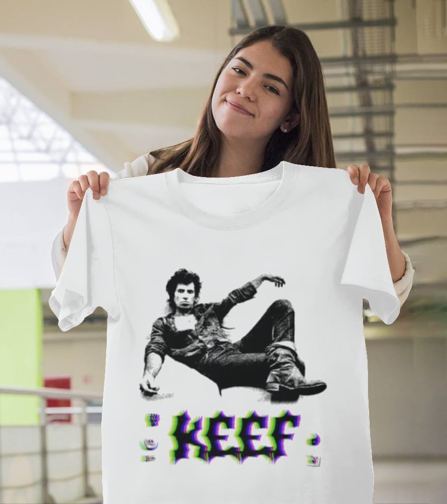 KEEF Keith Richards Vintage Rock And Roll T-Shirt